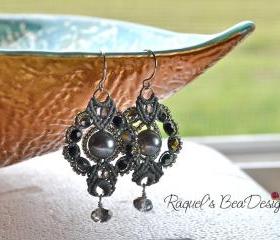Micro Macrame Tutorial en ESPAñOL / Aretes Bubbly Tear Drops