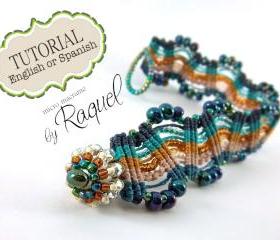 Micromacrame bracelet Missoni Inspired TUTORIAL en ESPAÑOL 