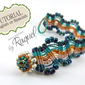 Micromacrame bracelet Missoni Inspired TUTORIAL en ESPAÑOL  